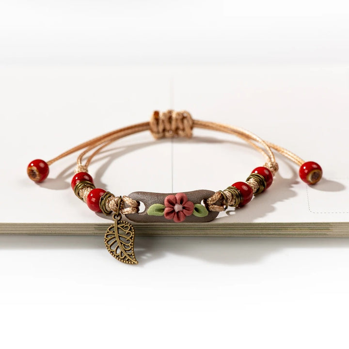 Handcrafted Nature Charm Bracelet